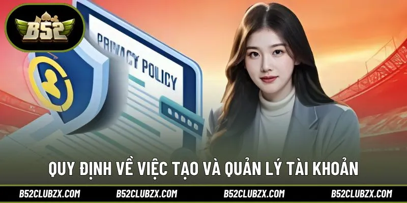 Thiết lập tài khoản cần phải tuân thủ điều khoản sử dụng